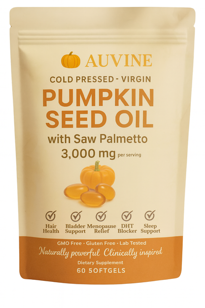 Auvine Pumpkin Seed Oil Softgels